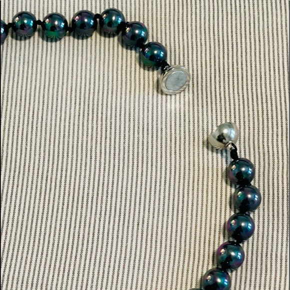 Tahitian Pearl Necklace 10mm Round Jewelry - Picture 2 of 5